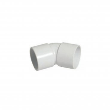 F/P Abs Solvent 135* Bend 40mm - White