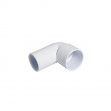 F/P Abs Solvent 90* Conv Bend 32mm - White