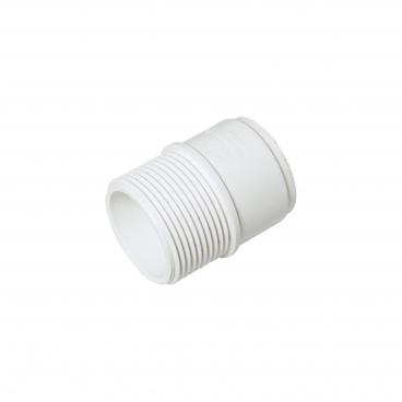 F/P Abs Solvent Waste Adaptor Male 32mm - White